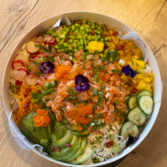 Poke Box Au tartare de saumon frais | 5-6 personnes